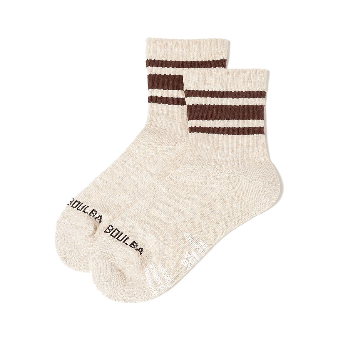 レディース ラインローゲージミドルソックス