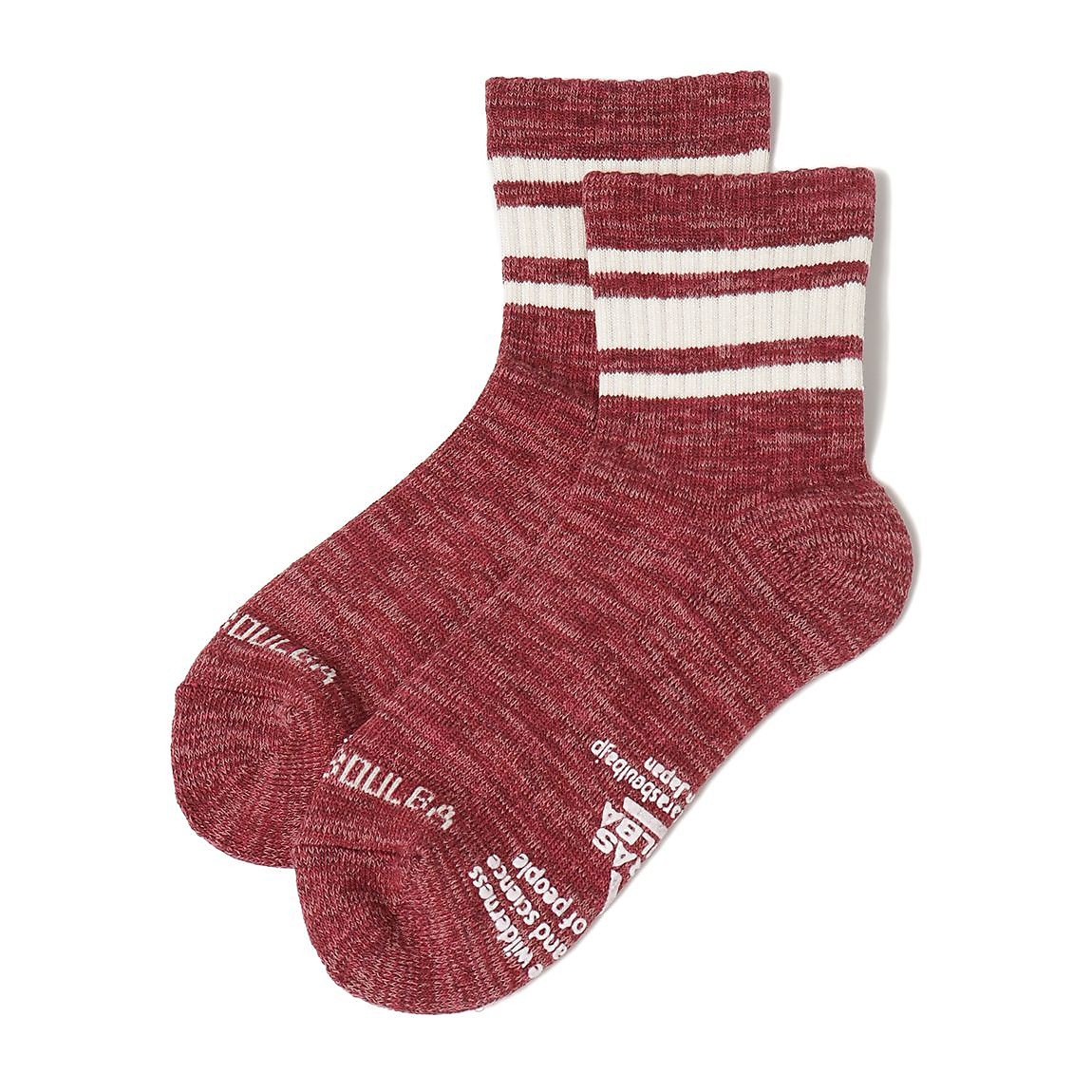 レディース ラインローゲージミドルソックス