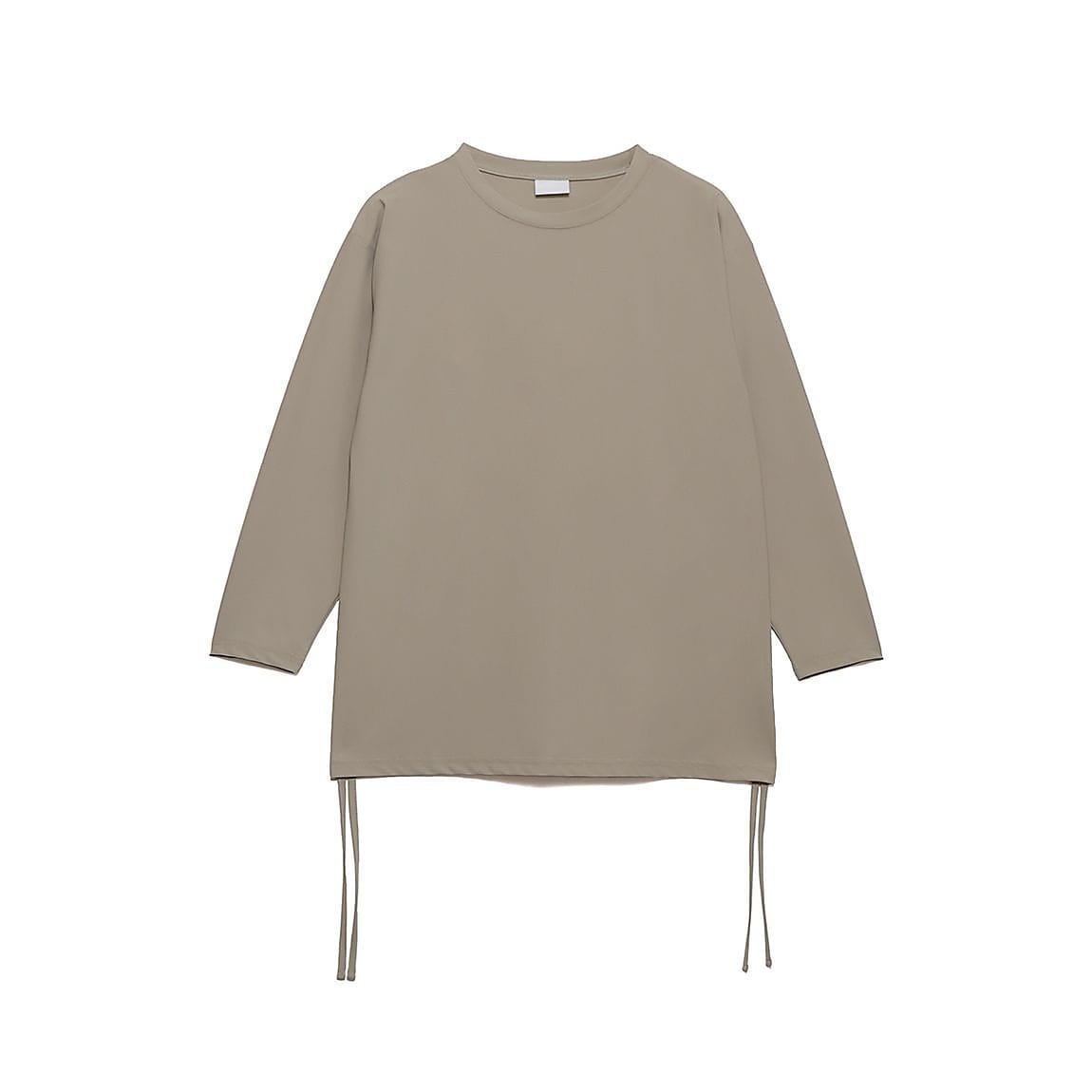 PLAY with WATER トリコット シャーリング長袖Tシャツ LADIES