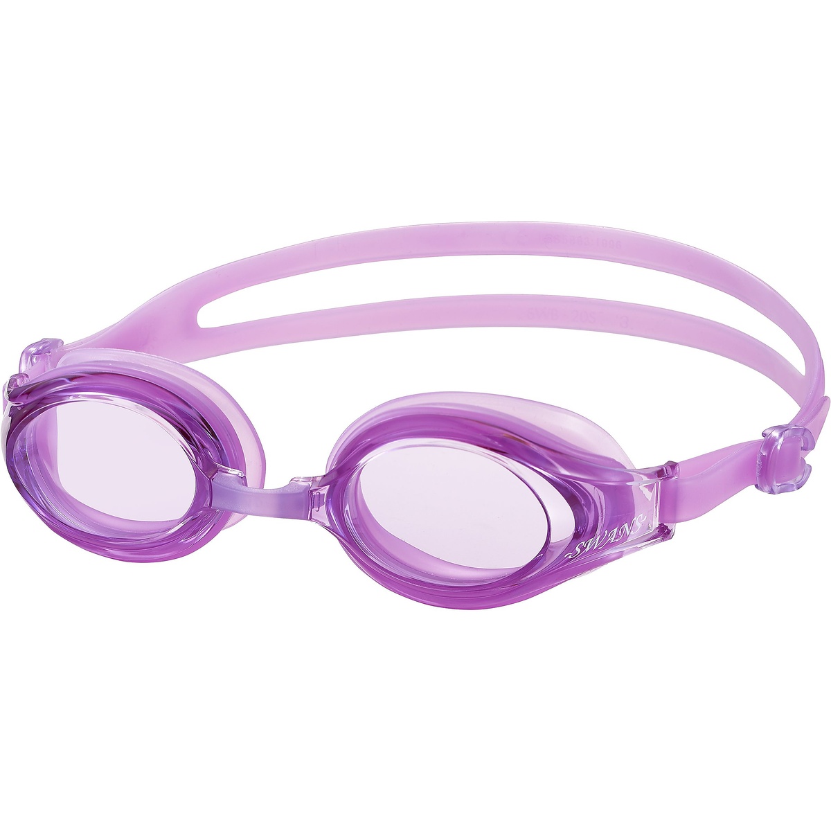 フィットネスゴーグル　(女性用　肌にやさしいシリコーンクッション＆ベルト)