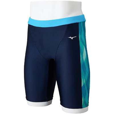 ネイビー×ターコイズブルー