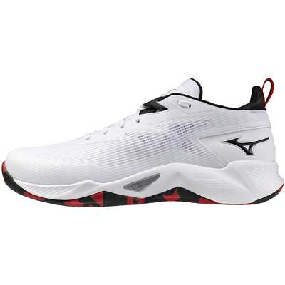 ホワイト×ブラック×レッド