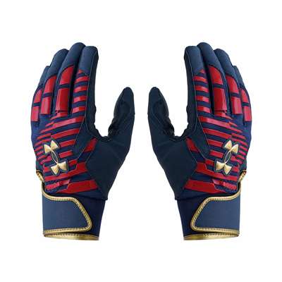Midnight Navy / Red / Metallic Gold