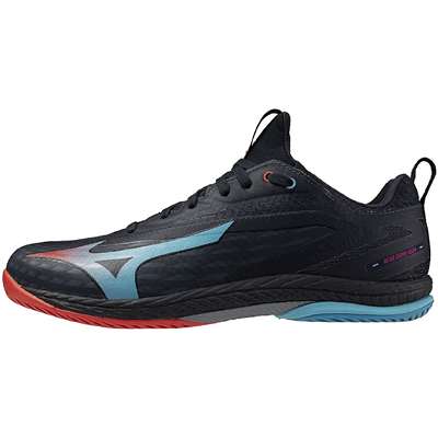 ダークグレー×レッド×ブルー