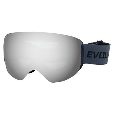 Matte Black / Blue:Silver Mirror