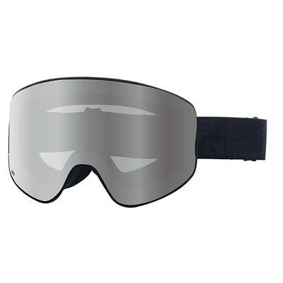 Matte Black / Light Smoke:Full Silver Mirror