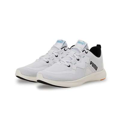 PUMA WHITE-PUMA BLACK-AQUA