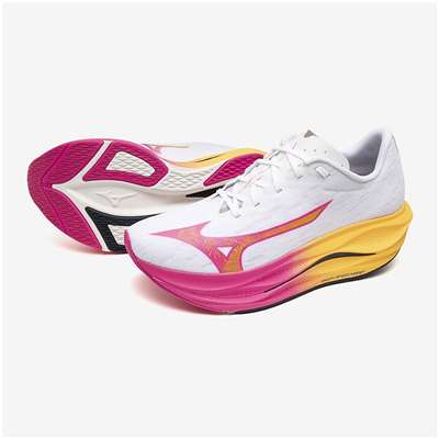 ホワイト×ピンク×オレンジ