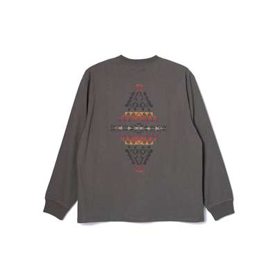 Pendletonペンドルトン - PWM L/S BackPT Tee Mocha XL 19800138014009