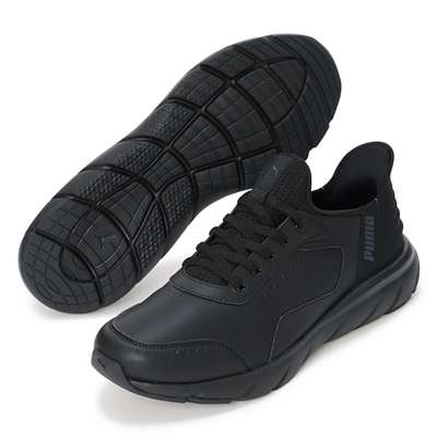 PUMA Black-Flat Dark Gray