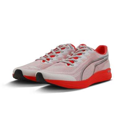 PUMA White-PUMA Silver-Ultra Red
