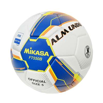 MIKASAミカサ - サッカー5号ALMUNDO 検定球 貼り 青黄 FIFA FT550B-BLY