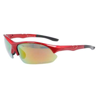 SHINY METALLIC RED/BLACK/SMOKE POLAR./RED REVO