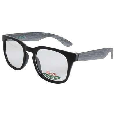 フレーム:MAT BLACK テンプル:SMOKE WOOD レンズ:LIGHT SMOKE POLA +FLASH MIRROR