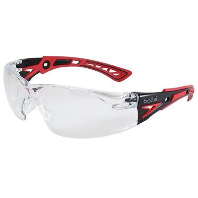 フレーム:CLEAR テンプル:BLACK/RED レンズ:CLEAR