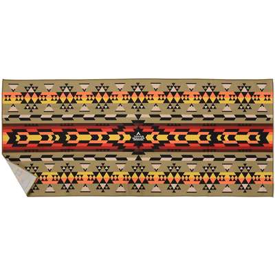 ブラウン(幾何学柄)