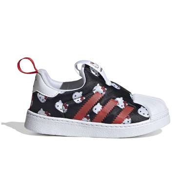 フットウェアホワイト/コアブラック/ビビッドレッド