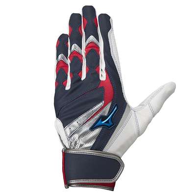 ネイビー×レッド×シルバー