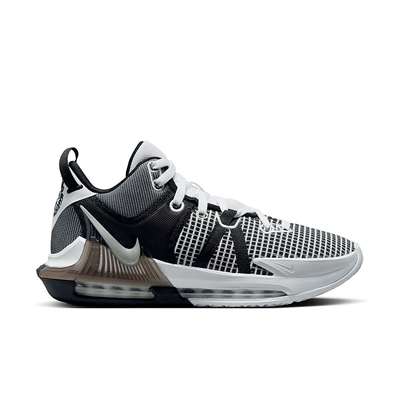 WHITE/METALLIC SILVER-BLACK
