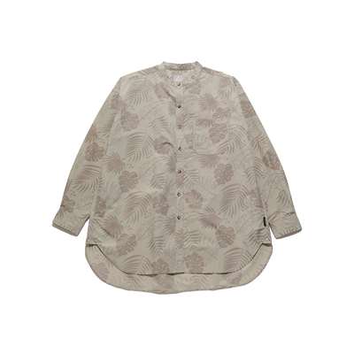 リーフグレージュプリント