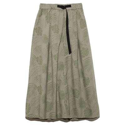 リーフカーキプリント