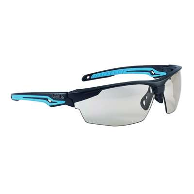 フレーム:BLACK テンプル:BLACK/BLUE レンズ:BROWN