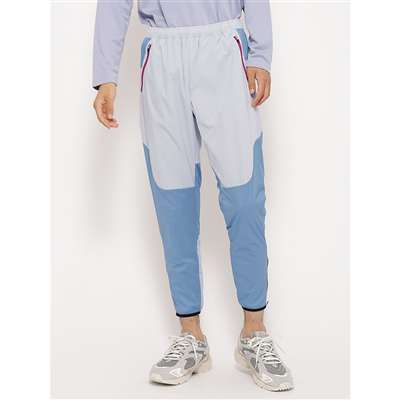 グレー×サックスブルー