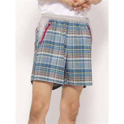 ブルーチェック柄