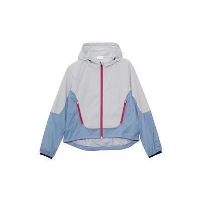 グレー×サックスブルー