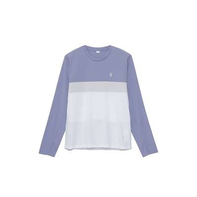 サックスブルー×グレ