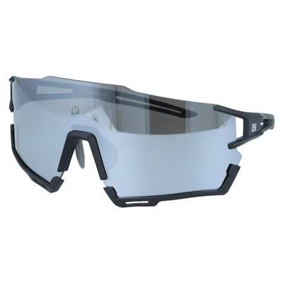 MATTE BLACK=SMOKE/FULL SILVER MIRROR