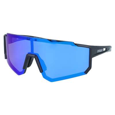 MATTE BLACK=SMOKE/FULL BLUE REVO