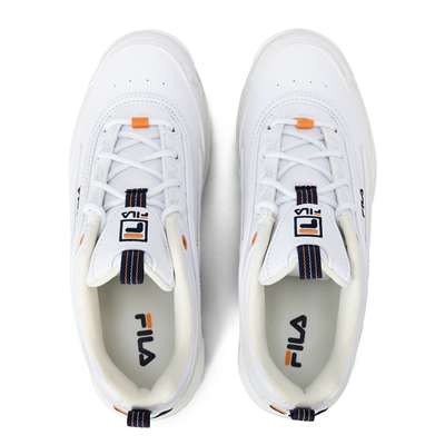 WHITE/NAVY/TANGERINE