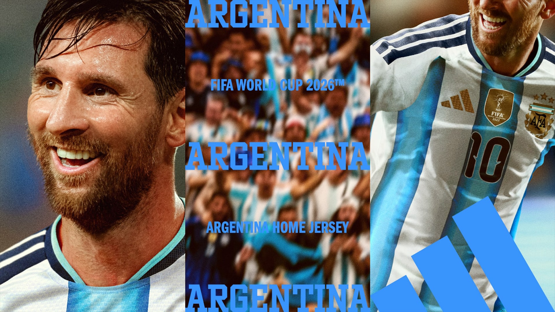 アルゼンチン代表 2026 ユニフォーム メインビジュアル