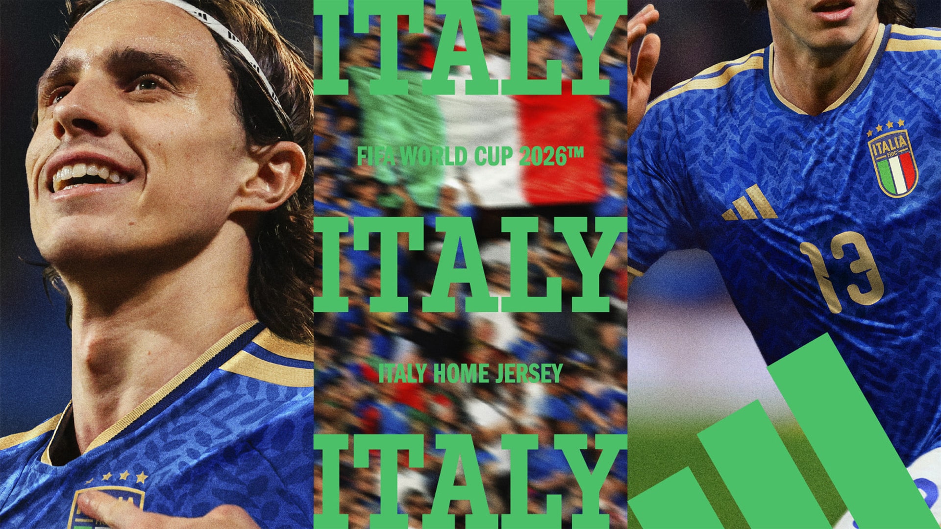 イタリア代表 2026 ユニフォーム メインビジュアル