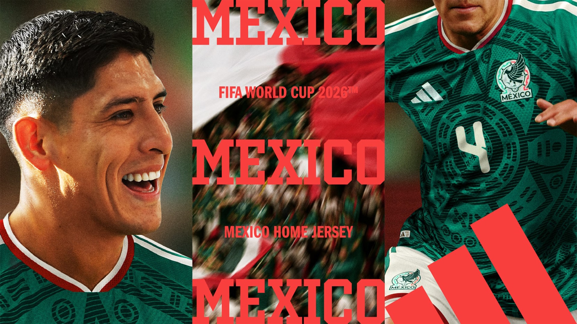 メキシコ代表 2026 ユニフォーム メインビジュアル