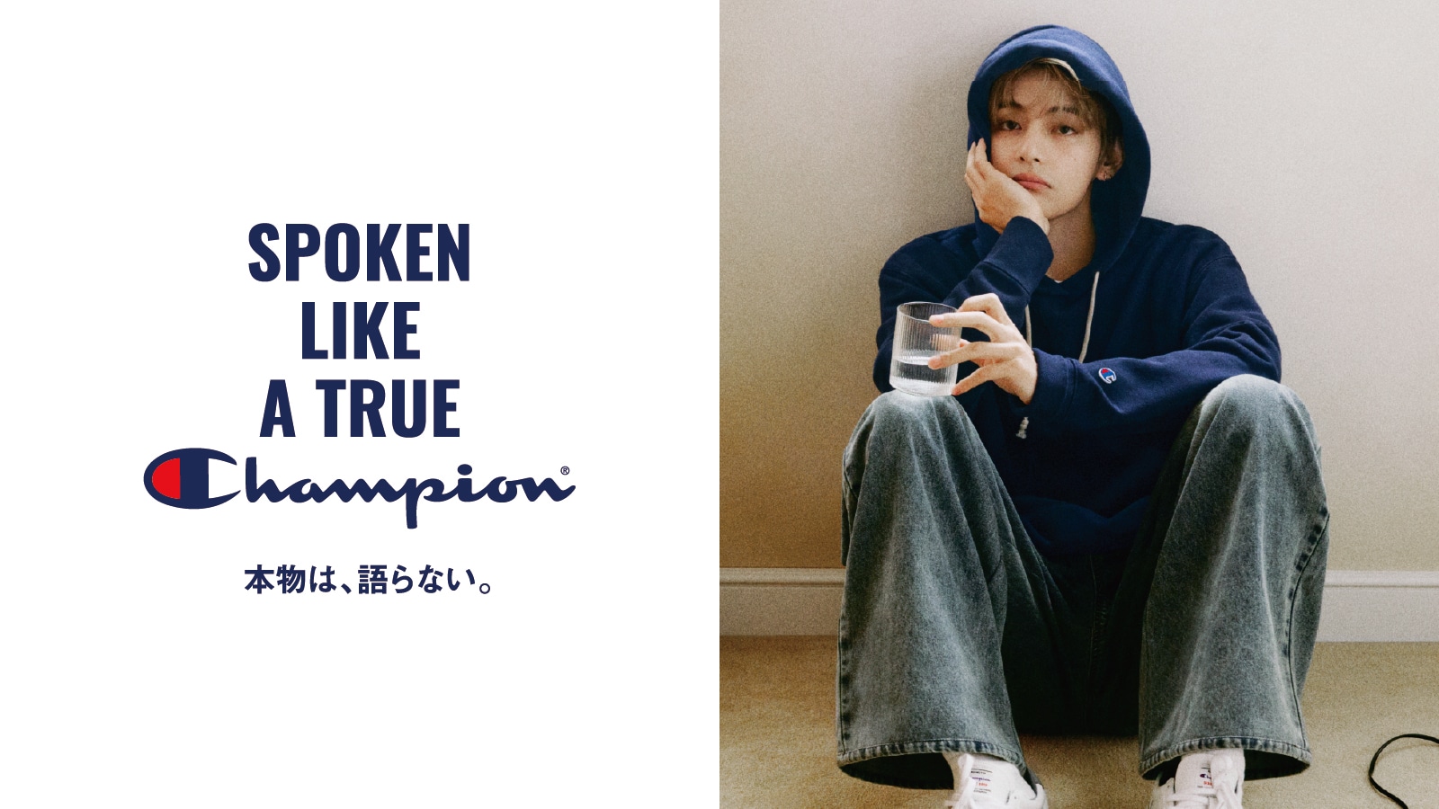 【championパーカー着用】