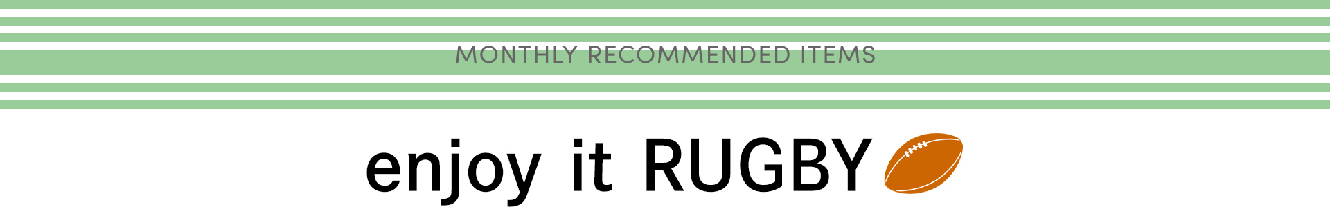 enjoy it RUGBY