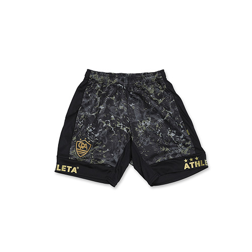 FCA グラフィックプラクティスパンツ Jr BLK×MIX