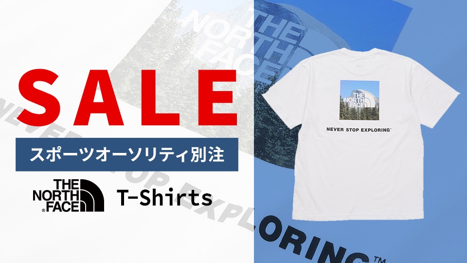 【SALE】メガスポーツ限定ノースフェイスTシャツ