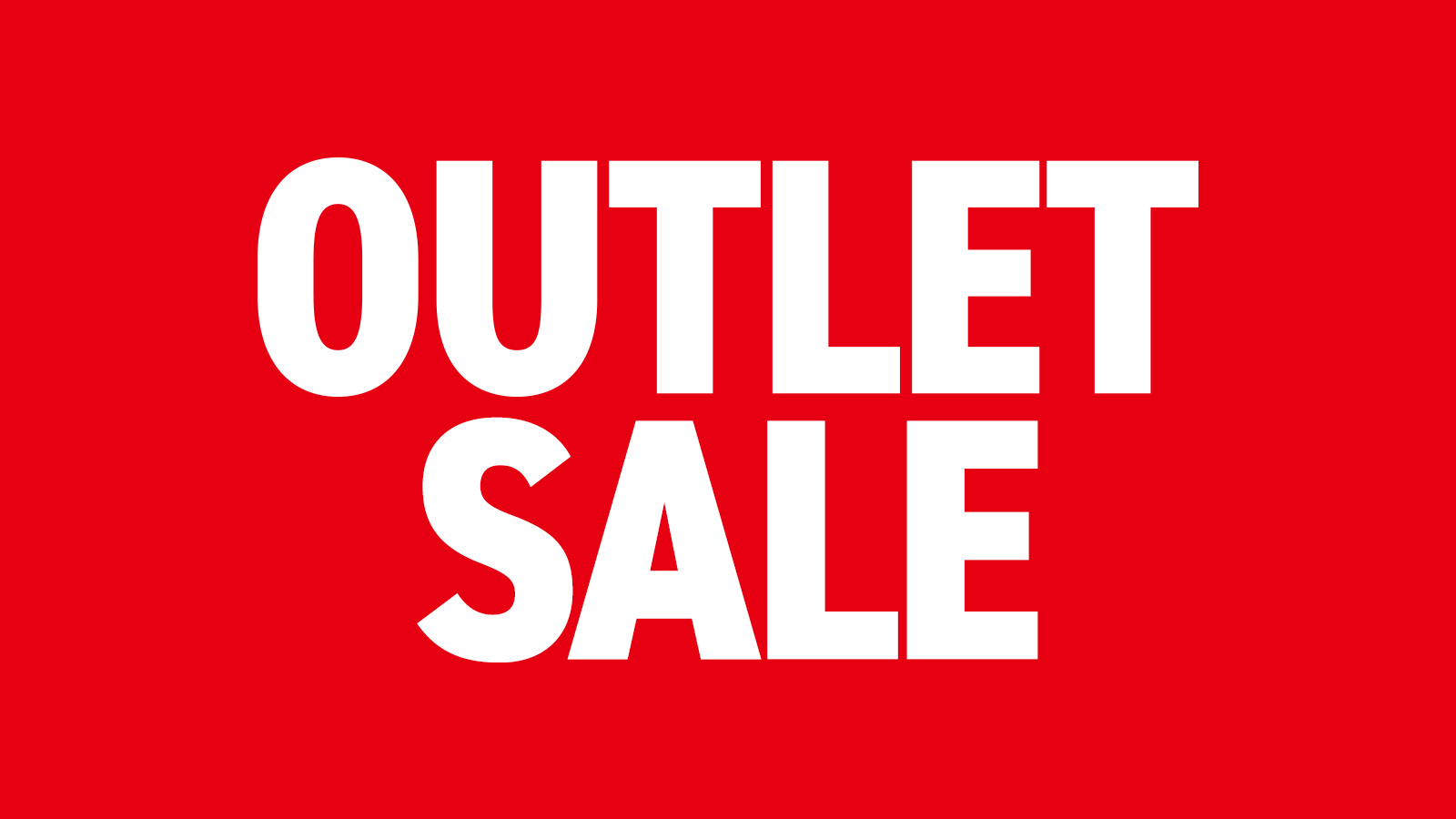 OUTLET SALE